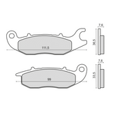 Pastiglie Freno RMS Organiche Honda CBR 125R Anteriore per HONDA CBF 125 M 125 2009 - 2016